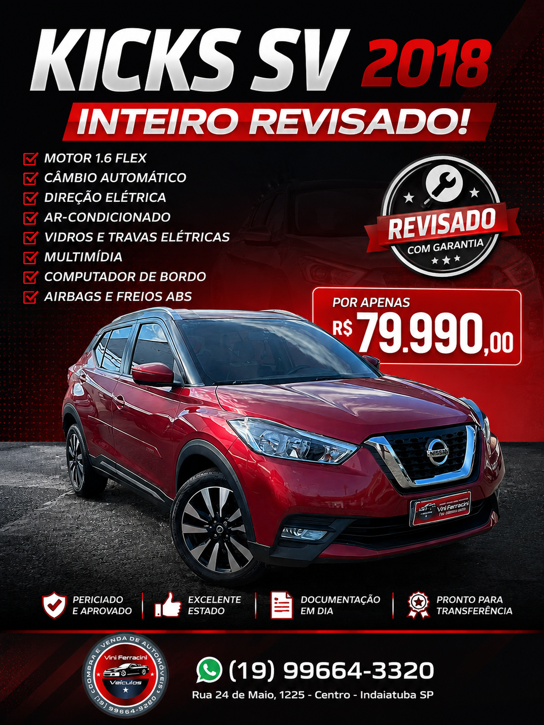 NISSAN KICKS SV